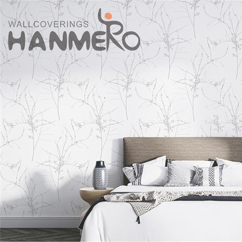 HANMERO PVC Simple Geometric Embossing Modern TV Background 1.06*15.6M wall coverings