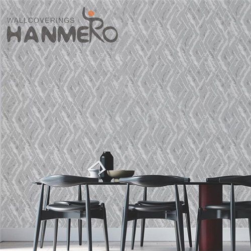 HANMERO PVC Simple home decor wallpaper Embossing Modern TV Background 1.06*15.6M Geometric