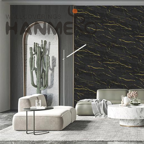 HANMERO PVC Simple 1.06*15.6M Embossing Modern TV Background Geometric wallpaper shop online