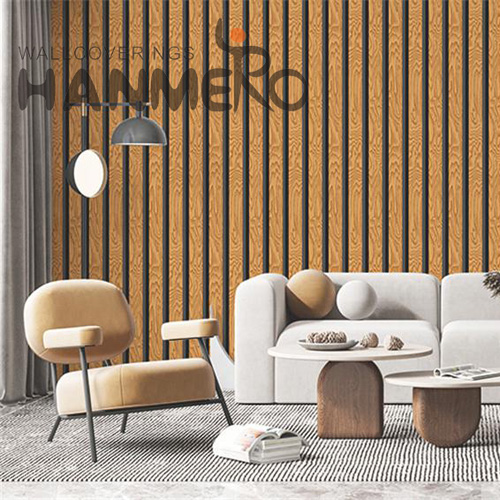HANMERO PVC Simple Geometric Embossing 1.06*15.6M TV Background Modern shopping wallpaper