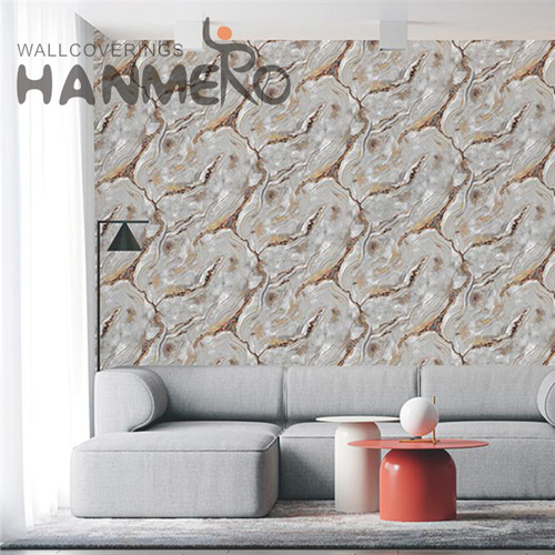 HANMERO PVC Simple TV Background Embossing Modern Geometric 1.06*15.6M wallpaper designs for the home