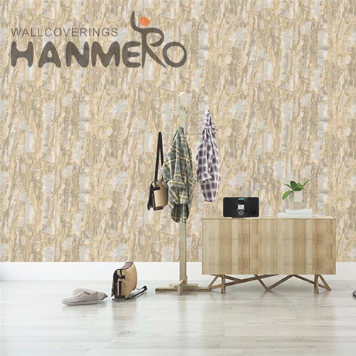 HANMERO PVC Simple Geometric Embossing TV Background Modern 1.06*15.6M wallpaper for your house