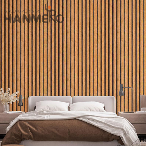 HANMERO PVC Removable Geometric Embossing bedroom wallpaper designs Bed Room 0.53*10M Modern