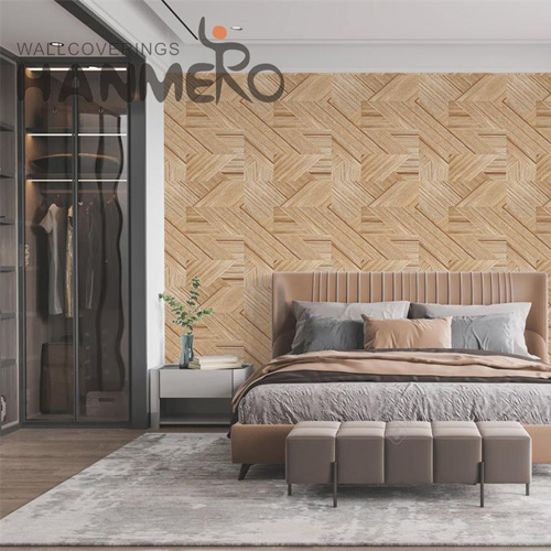 HANMERO PVC Removable Geometric Embossing Modern 0.53*10M Bed Room wallpaper for walls buy online