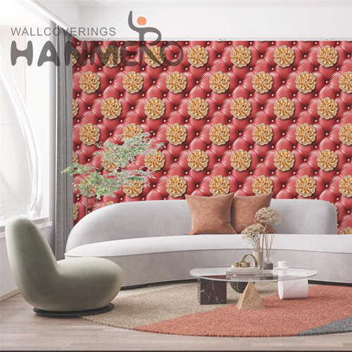 HANMERO Geometric Removable PVC Embossing Modern Bed Room 0.53*10M animated wallpaper