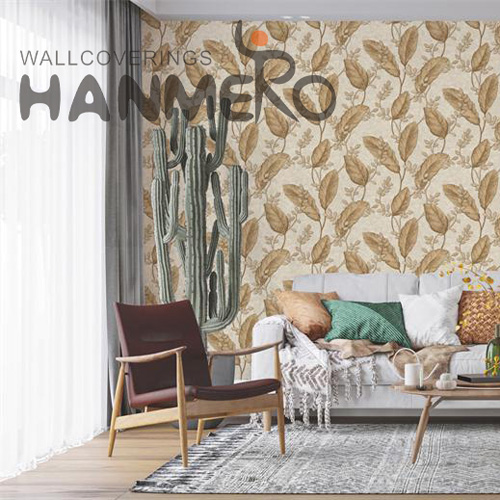 HANMERO Removable PVC Geometric Embossing Modern Bed Room 0.53*10M wallpaper for my home