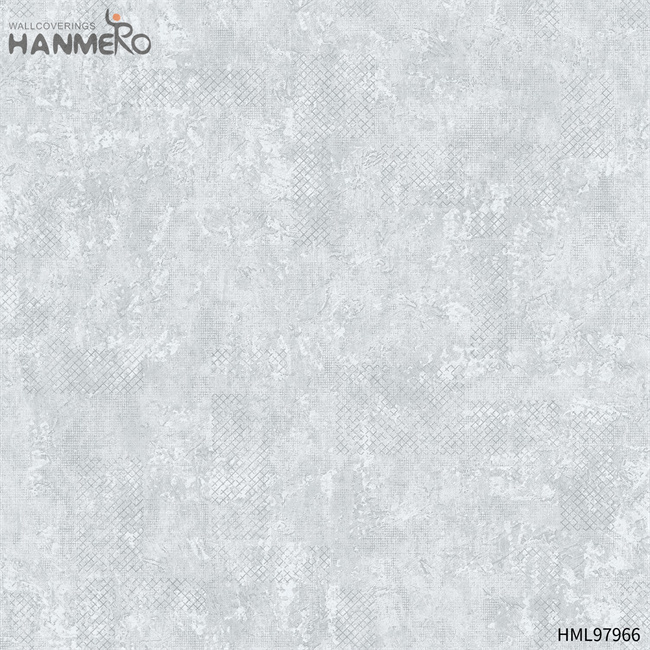HANMERO PVC room wallpaper Geometric Embossing Modern Photo studio 0.53*10M Factory Sell Directly