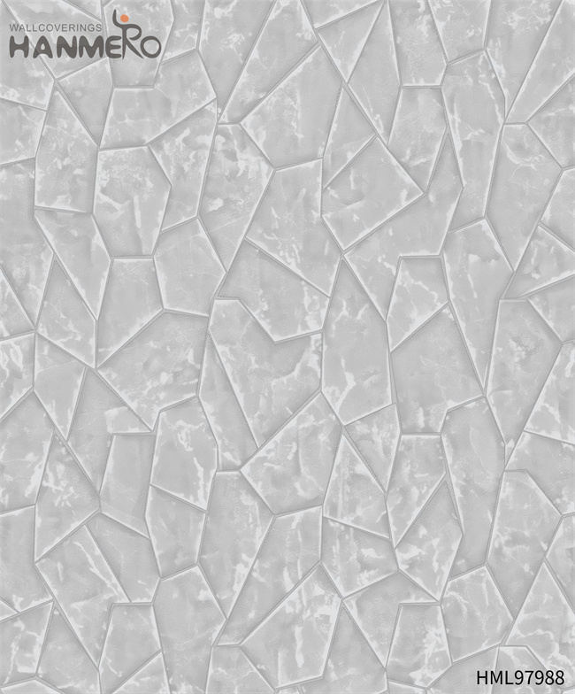 HANMERO PVC Embossing Geometric Factory Sell Directly Modern Photo studio 0.53*10M wallpaper of home