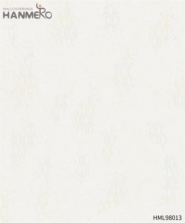 HANMERO wide wallpaper home decor Factory Sell Directly Geometric Embossing Modern Photo studio 0.53*10M PVC