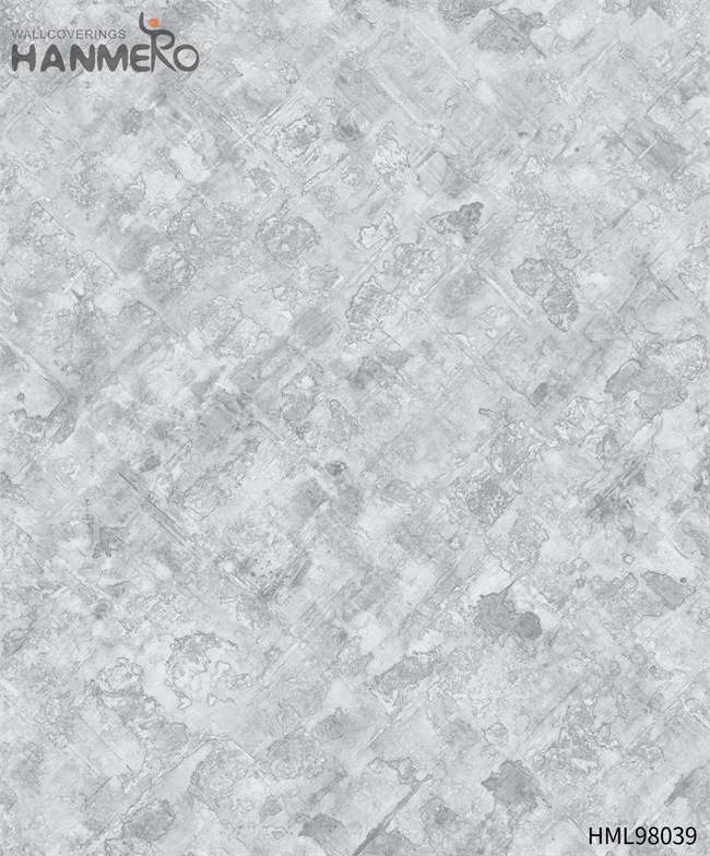 HANMERO PVC Dealer Geometric Embossing wallpaper pattern Home 0.53*10M Modern