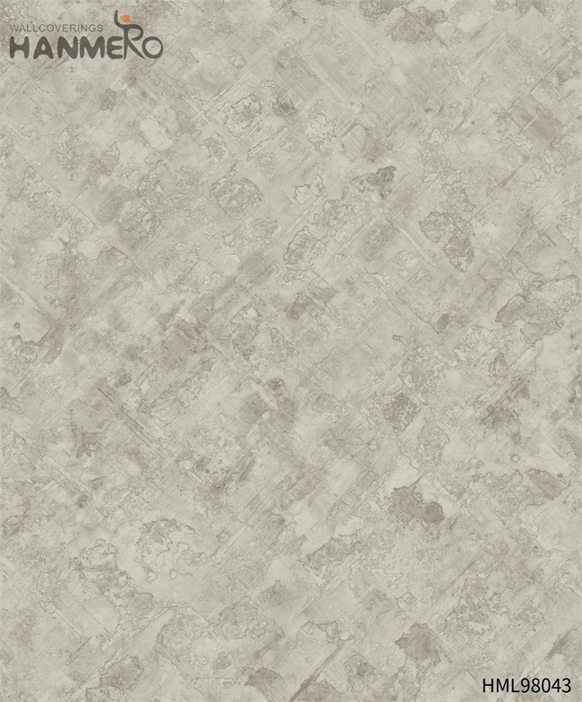 HANMERO PVC 0.53*10M Geometric Embossing Modern Home Dealer wallpaper house