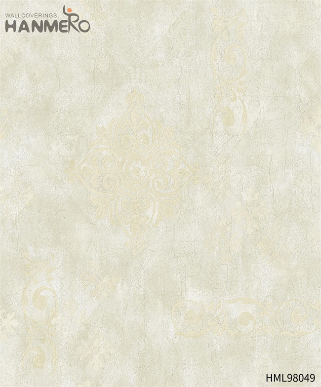 HANMERO PVC Home Geometric Embossing Modern Dealer 0.53*10M high quality wallpapers