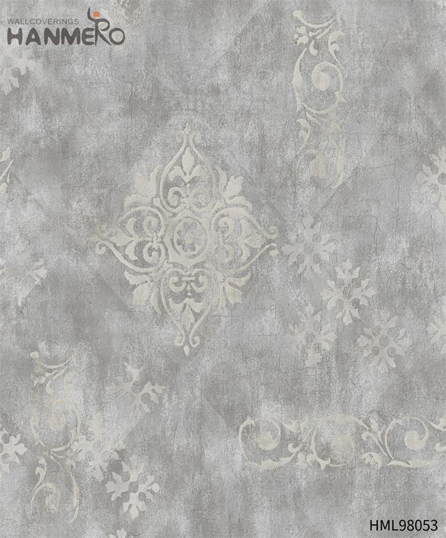 HANMERO Modern Dealer Geometric Embossing PVC Home 0.53*10M wallpaper for your home