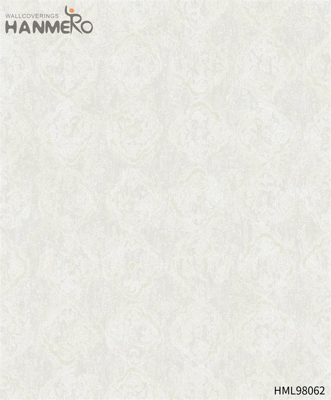 HANMERO Dealer PVC Geometric Embossing Modern Home 0.53*10M wallpaper on wall of house