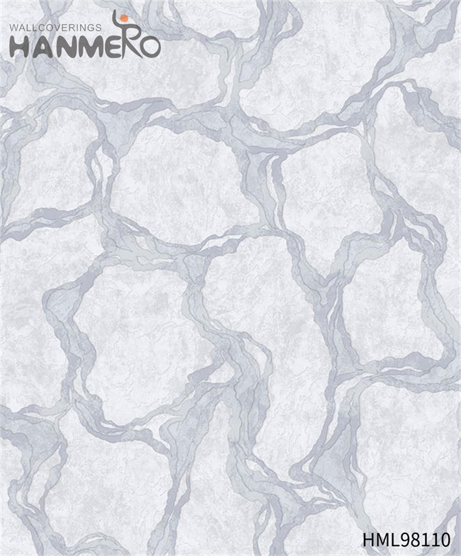 HANMERO flower wallpaper Nature Sense Geometric Embossing Modern TV Background 0.53*10M PVC