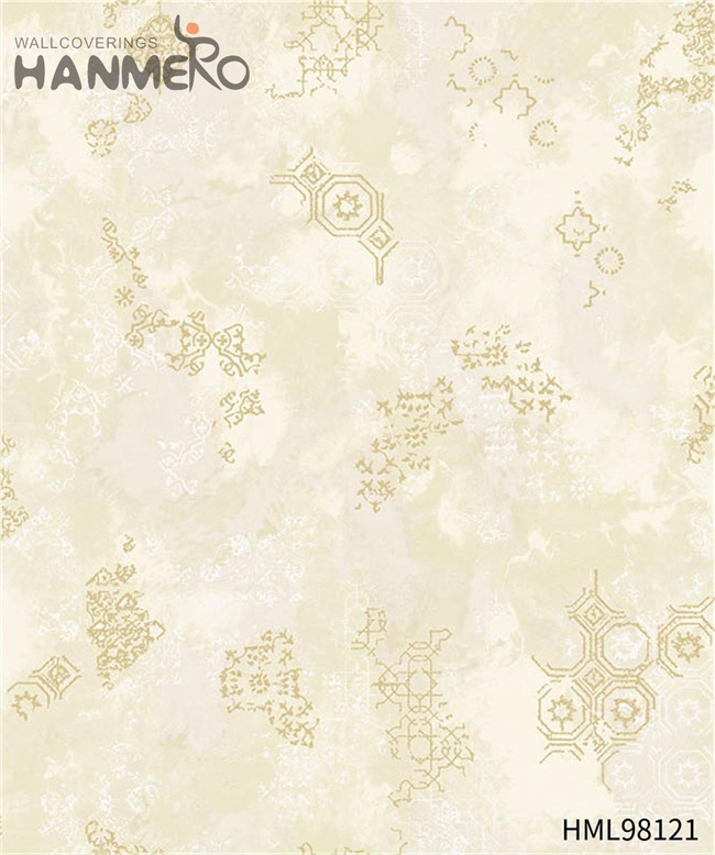HANMERO PVC Nature Sense Geometric Embossing 0.53*10M TV Background Modern wallpaper for house
