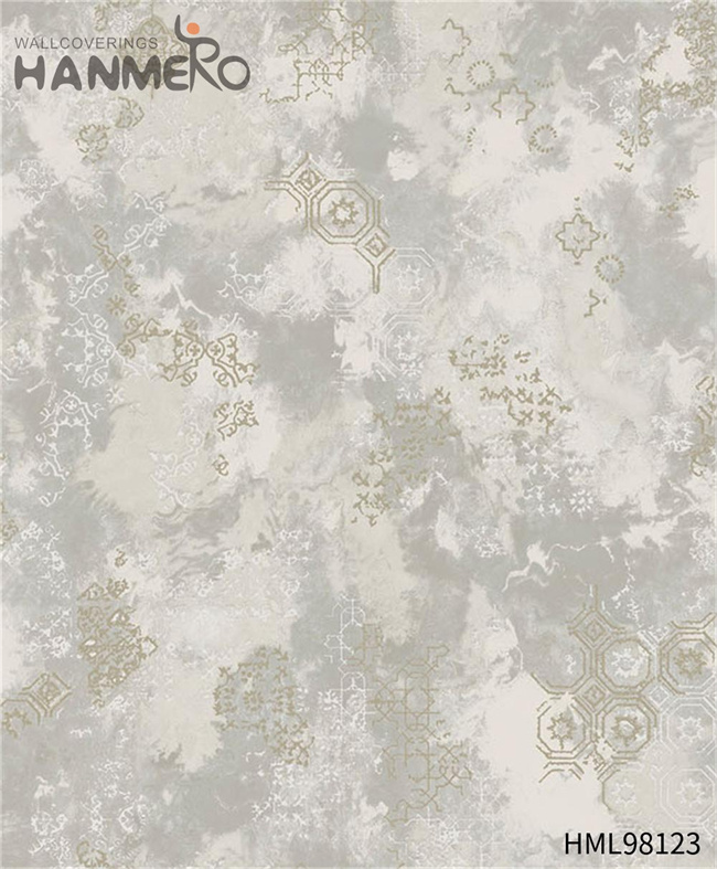 HANMERO TV Background Nature Sense Geometric Embossing Modern PVC 0.53*10M wallpaper for home wall