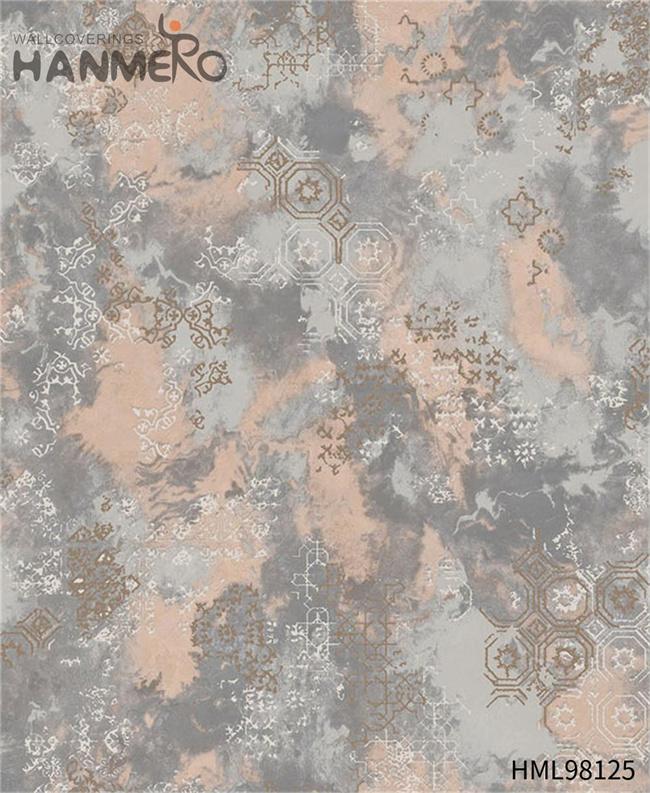 HANMERO PVC Nature Sense TV Background Embossing Modern Geometric 0.53*10M wallpaper outlet