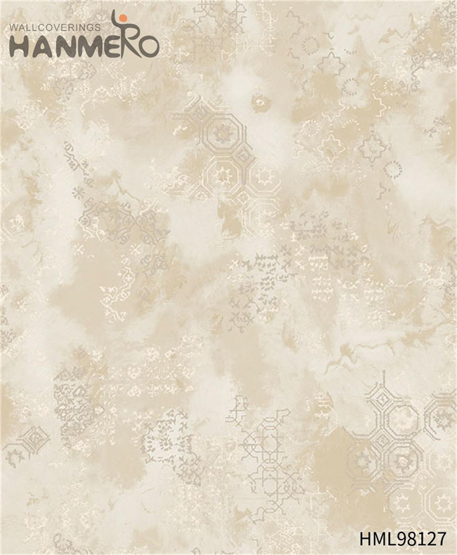 HANMERO PVC Nature Sense Geometric Embossing TV Background Modern 0.53*10M wallpaper manufacturers