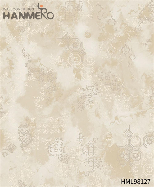 HANMERO PVC Nature Sense Geometric Embossing TV Background Modern 0.53*10M wallpaper manufacturers