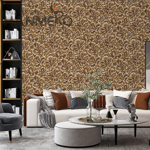 HANMERO PVC 0.53*10M Landscape Embossing European Home Wall Awesome wallpaper online shopping