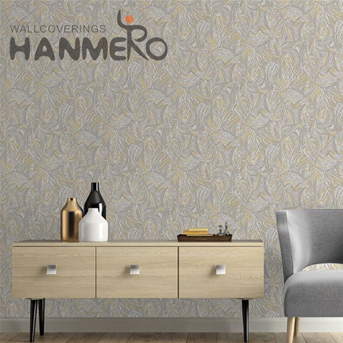 HANMERO PVC Awesome Home Wall Embossing European Landscape 0.53*10M black wallpaper designs for walls