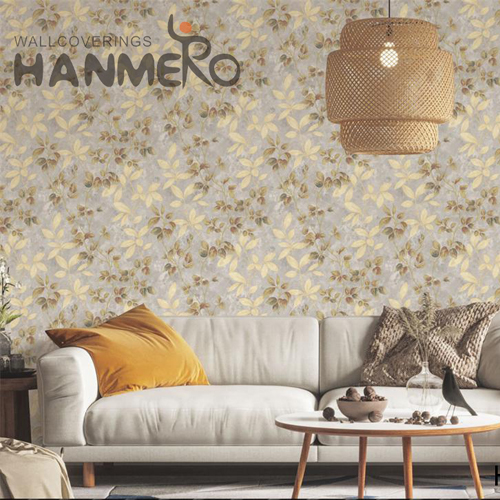 HANMERO PVC Seller Landscape wallpaper for room Modern Saloon 0.53*10M Embossing