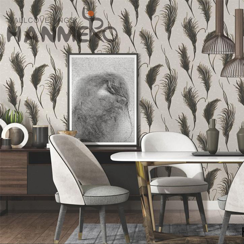 HANMERO PVC 0.53*10M Landscape Embossing Modern Saloon Seller wallpaper online shopping