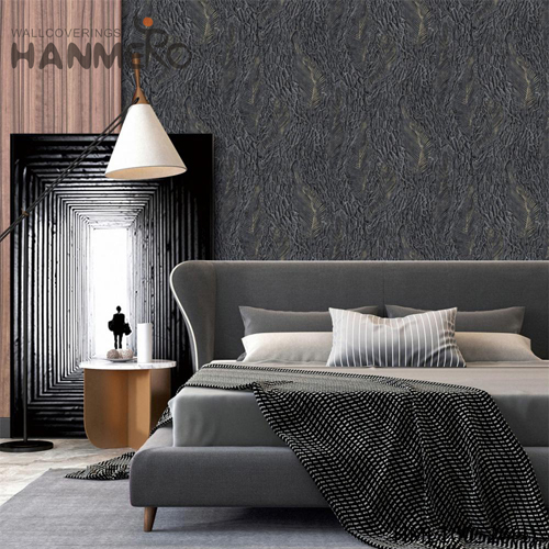 HANMERO PVC Manufacturer Landscape Embossing gray wallpaper patterns Living Room 0.53*10M Modern