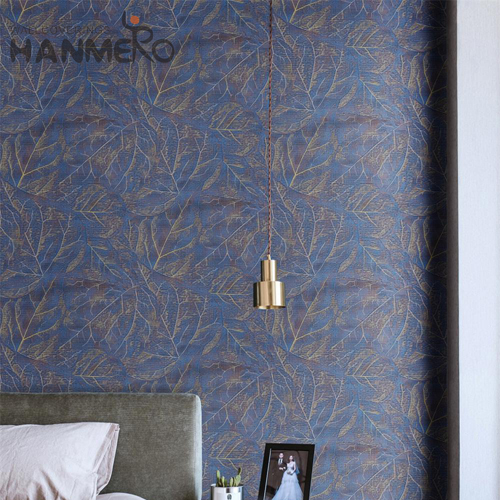 HANMERO PVC Manufacturer Landscape Embossing Modern designer home wallpaper 0.53*10M Living Room