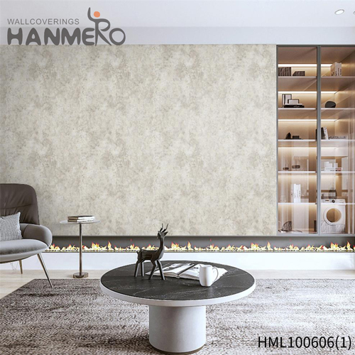 HANMERO PVC Manufacturer Landscape Embossing Modern 0.53*10M Living Room wall paper for walls