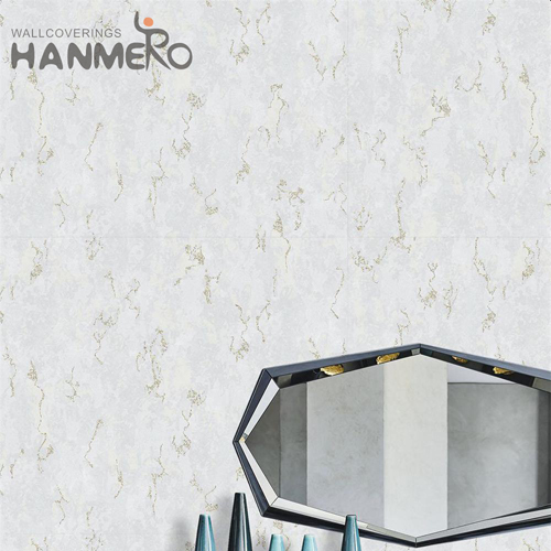 HANMERO PVC Professional Supplier Flowers Embossing Modern TV Background gray wallpaper patterns 1.06M