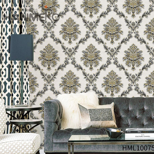 HANMERO PVC Decoration Flowers 1.06M European Hallways Embossing wallpapers for the walls of house