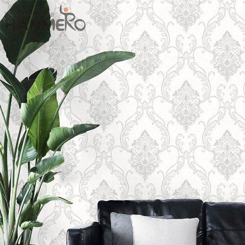 HANMERO PVC Decoration Flowers Hallways European Embossing 1.06M online shopping for wallpapers