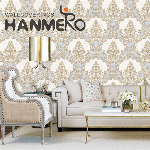 HANMERO PVC wall covering Flowers Embossing Pastoral Nightclub 1.06M Simple