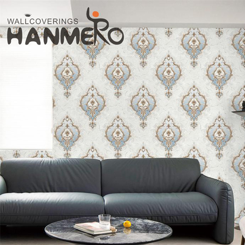 HANMERO PVC Simple Flowers Embossing Pastoral home decor wallpaper designs 1.06M Nightclub
