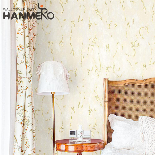 HANMERO PVC Simple Flowers Nightclub Pastoral Embossing 1.06M home wallpaper price