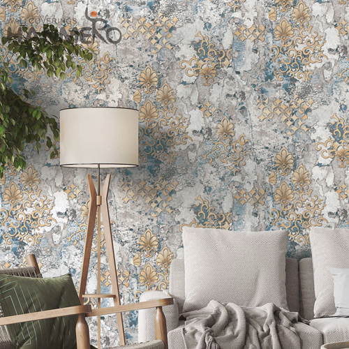 HANMERO wallpaper room High Quality Flowers Embossing Pastoral Kitchen 0.53*10M PVC