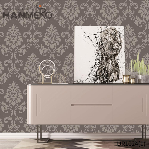 HANMERO Non-woven Professional Geometric Embossing Modern Lounge rooms wallpaper for bedroom 0.53*10M