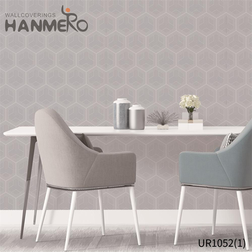 HANMERO Non-woven Professional Lounge rooms Embossing Modern Geometric 0.53*10M wallpaper house wall