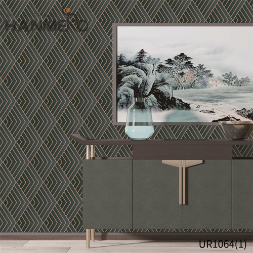 HANMERO Non-woven Modern Geometric Embossing Professional Lounge rooms 0.53*10M wallpaper design home decoration
