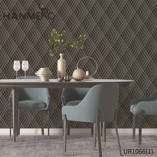 HANMERO Non-woven Professional Modern Embossing Geometric Lounge rooms 0.53*10M decorative paper for walls