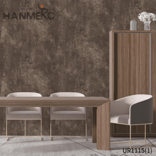 HANMERO Professional Non-woven Geometric Embossing Modern 0.53*10M main wallpaper Lounge rooms
