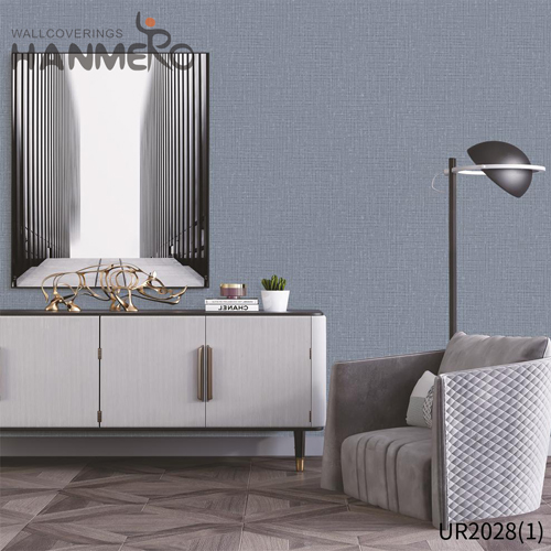 HANMERO Non-woven Professional 0.53*10M Embossing Modern Restaurants Geometric wallpaper to buy