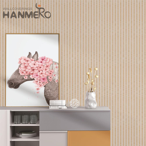 HANMERO Non-woven Professional Geometric Embossing Modern 0.53*10M Restaurants where to buy temporary wallpaper