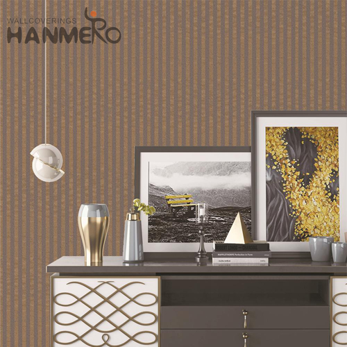 HANMERO Restaurants Professional Geometric Embossing Modern Non-woven 0.53*10M wallpaper of wall