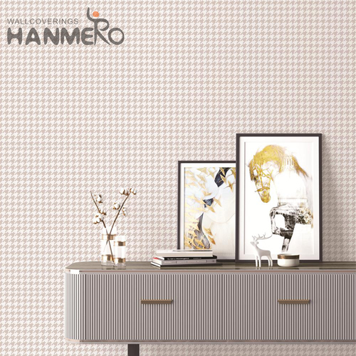 HANMERO Non-woven Modern Geometric Embossing Professional Restaurants 0.53*10M wallpaper home interior
