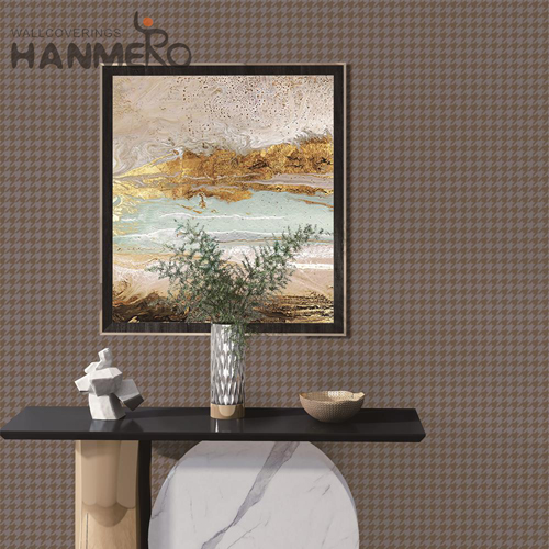HANMERO Embossing Professional Geometric Non-woven Modern Restaurants 0.53*10M custom wallpaper