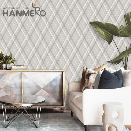 HANMERO 0.53*10M wallpaper in store Geometric Embossing Modern Restaurants Professional Non-woven