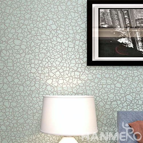 HANMERO High-end Removable Chinese Supplier Crack Design Wet Embossed Wallpaper Cozy Home Decoration for Dining Room